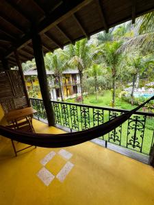 Uma varanda ou terraço em Pousada Baobá