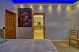 Ένα ή περισσότερα κρεβάτια σε δωμάτιο στο Casa los Castaños
