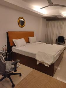 TV a/nebo společenská místnost v ubytování Hotel Blueberry