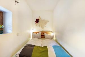 Postel nebo postele na pokoji v ubytování Kammbühlhof