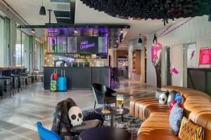 Posezení v ubytování Moxy Antwerp