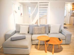 Χώρος καθιστικού στο Holiday Home Backbord by Interhome