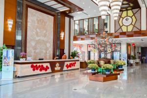 Vstupní hala nebo recepce v ubytování Rosamia Da Nang Hotel