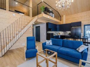 Χώρος καθιστικού στο Holiday Home Lakeside villa by Interhome