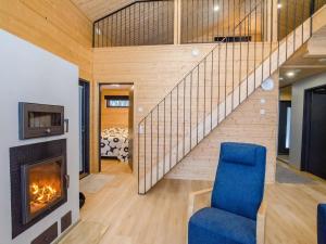 Χώρος καθιστικού στο Holiday Home Lakeside villa by Interhome