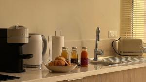 Kuchyň nebo kuchyňský kout v ubytování Le vintage + 17 fotografií