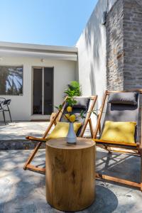 Posezení v ubytování Lemoni House in Petras, Sitia, by Comfortbnb
