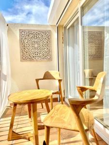 Istumisnurk majutusasutuses CAPAO Beach Hôtel