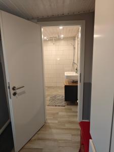 Koupelna v ubytování Ferienwohnung Diekblick - Kleiner Deichhof