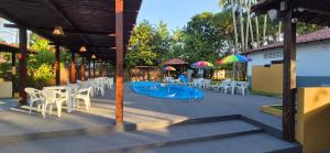 Bazén v ubytování Eco Hotel Leão de Judá - All Inclusive nebo v jeho okolí