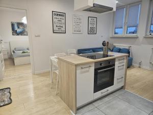 Kuchyňa alebo kuchynka v ubytovaní Urban Jungle Apartment in the city center