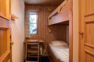 Ένα ή περισσότερα κρεβάτια σε δωμάτιο στο Sauna | Wi-Fi | Terrace | Wood stove | Cable TV