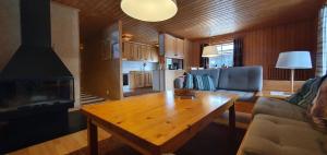 Η κουζίνα ή μικρή κουζίνα στο Sauna | Wi-Fi | Terrace | Wood stove | Cable TV