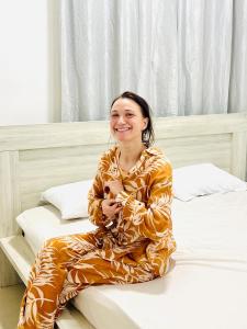 Katil atau katil-katil dalam bilik di Sukoon Hostel