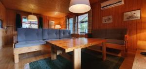 Χώρος καθιστικού στο Sauna | Wi-Fi | Terrace | Wood stove | Cable TV