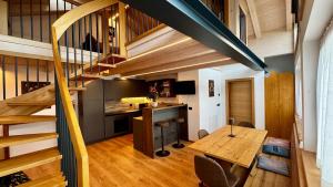 Dapur atau dapur kecil di Lares - Your nordic stay