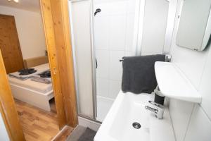 Koupelna v ubytování Apartmenthaus ROSE