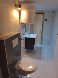 Koupelna v ubytování Apartmani Ana + 36 fotografií