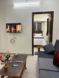 TV a/nebo společenská místnost v ubytování PS Elite Homestay