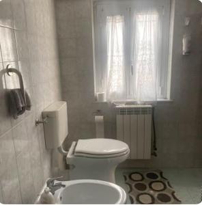 Koupelna v ubytování Stanza matrimoniale x2