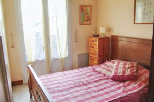 Posteľ alebo postele v izbe v ubytovaní Appartement familial avec piscine à Montmartin-sur-Mer 54 m²