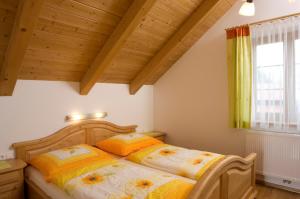 Postel nebo postele na pokoji v ubytování Ferienwohnung am Oberrainerhof
