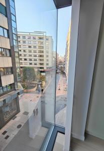 Budova, kde se aparthotel nachází