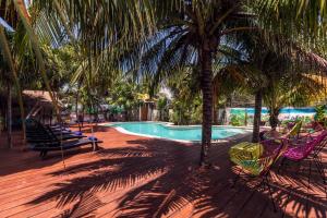 Bazén v ubytování La Palma Holbox nebo v jeho okolí
