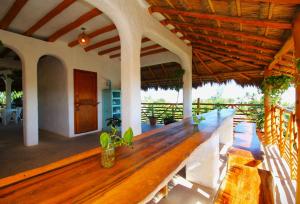 Balkón nebo terasa v ubytování La Palma Holbox
