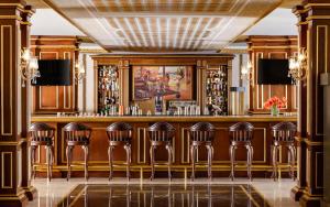Lounge nebo bar v ubytování Shamakhi Palace Sharadil