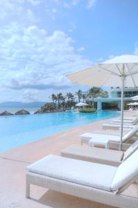 Πισίνα στο ή κοντά στο Peninsula Beachfront Residences with Pool, Gym and more +9 φωτογραφίες