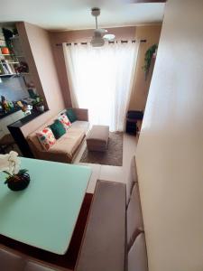 Et opholdsområde på Apartamento Mobiliado COP 30 4 andar Escada