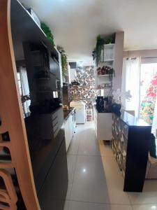 Køkken eller tekøkken på Apartamento Mobiliado COP 30 4 andar Escada