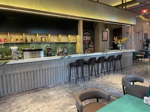 Lounge nebo bar v ubytování Tianyongge Art Hotel Shanghai Disney Store