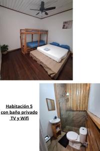 Postel nebo postele na pokoji v ubytování Hotel Cortez Azul
