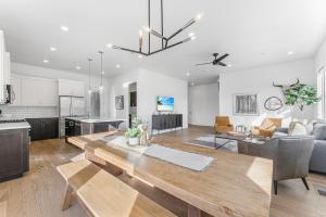 a kitchen and living room with a table and a couch at Villa #07 at Bloomington Country Club condo in St. George