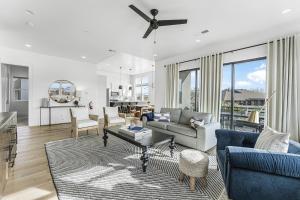 a living room with a couch and a table at Villa #08 at Bloomington Country Club condo in St. George