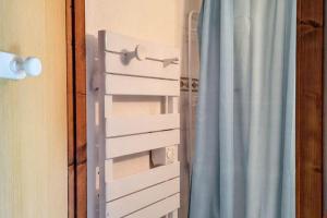 Postel nebo postele na pokoji v ubytování Charmant studio avec vue sur le Mont Blanc - 22 m² - Cordon