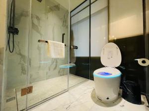 Koupelna v ubytování Tianyongge Art Hotel Shanghai Disney Store