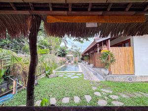 Un jardín fuera de D'na Guesthouse