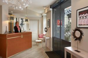 Vstupní hala nebo recepce v ubytování Hôtel Vic Eiffel
