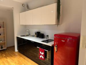 Η κουζίνα ή μικρή κουζίνα στο Luxury Suites Rotermanni by Rikas Hotels