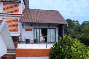 Balkón nebo terasa v ubytování Vbrings Oak Village