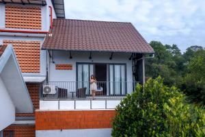 Balkón nebo terasa v ubytování Vbrings Oak Village