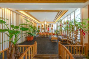Restaurace v ubytování 丽江古城竹语花园别院