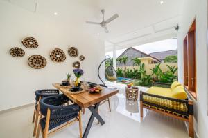 Χώρος καθιστικού στο New Stylish Villa with Private Pool - Just a minutes to best Bali Beaches