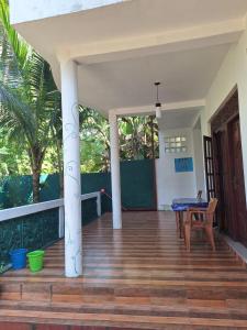 Rõdu või terrass majutusasutuses Wimala B&B