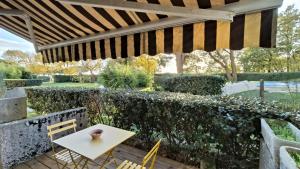 Κήπος έξω από το L'Ostréa T2 avec piscine et parking face plage