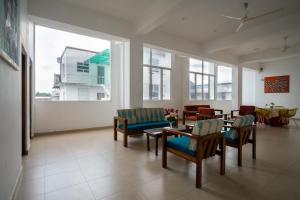 Posezení v ubytování Hotel Oviya
