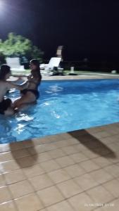 The swimming pool at or close to LA TANA DEL CINGHIALE